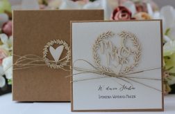 Rustic box ślub serca 1