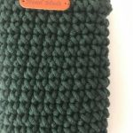 Mała torebka na ramię, etui na telefon,listonoszka ciemnozielony - 