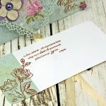 Kopertówka ślubna-delikatność kwiatów - 