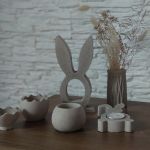 Jajko wielkanocne świecznik z betonu MR handmade - Inne propozycje