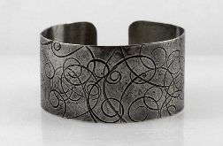 Spirale - metalowa bransoleta (140325-02)