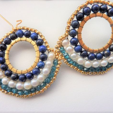 Kolczyki "Meksykańskie słońca"