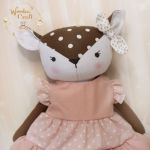 Sarenka Nina przytulanka w sukieneczce róż - 