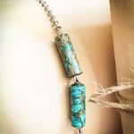 Bransoletka i kolczyki -  jaspis cesarski - handmade - Jaspis cesarski