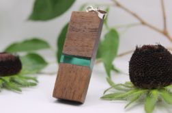Emerald Divide, drewno i żywica epoksydowa