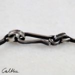 Łańcuch - srebrna bransoletka (2206-01) - Srebrna bransoletka łańcuch