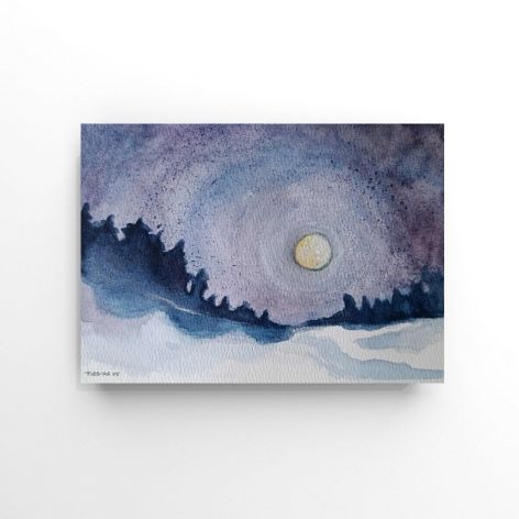 Noc-awarela formatu A5