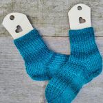 Skarpety turkusowe - Skarpety handemade
