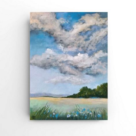 Pejzaż 4-praca formatu- 24/18 cm .