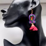 kolczyki sutaszowe Winnica - 