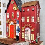 Świąteczne, drewniane domki - LED 6 - 