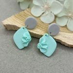 „GILLIAN” kolczyki z glinki polimerowej - „GILLIAN” kolczyki z glinki polimerowej