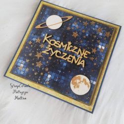 Kartka uniwersalna kosmiczne życzenia