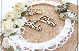 Delikatna kartka na Ślub z kwiatami 8