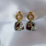 "Aura I" - kolczyki z gliny polimerowej. - lekkie i wygodne