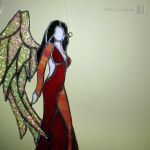 Anielica Tagora - czerwony anioł