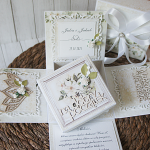 Ślubny exploding box "White & Cream" -szybka wysyłka - ex krem2b