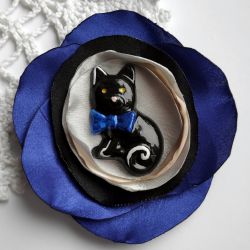 Kotek Niecnotek - Broszka z Kolekcji Masquerade