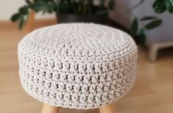 Pokrowiec na taboret,stołek w stylu skandynawskim 40cm.