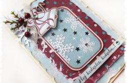 Kartka świąteczna z dzwonkami