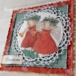 Boże Narodzenie kartka z aniołkami * - 