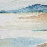 Pejzaż-dwie prace formatu A5  - 