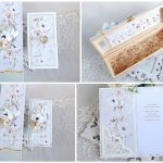 Ślubna skrzynka do wina i kartka 998 - 