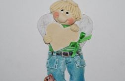 Antoś z serduchem ... aniołek