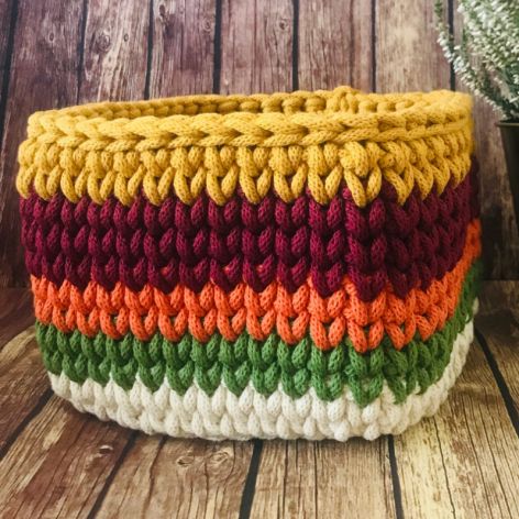 Kolorowy kosz do przechowywania,kwadratowy koszyk 15x12cm..