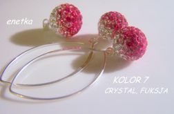 RÓŻOWY KOMPLET SWAROVSK - wyprzedaż