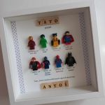 Ramka z superbohaterami biała dzień ojca - Ramka 3