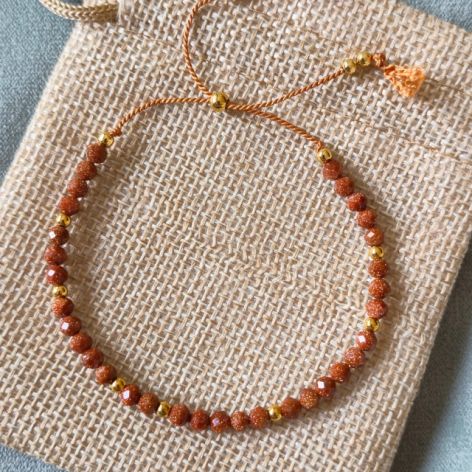 Bransoletka z kamieni naturalnych - Awenturyn