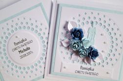 Kartka PAMIĄTKA CHRZTU ze świecą #3 /1