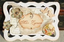 Kartka- guzik z pętelką