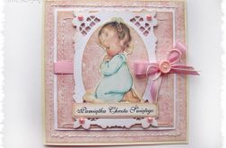 Kartka na Chrzest dla dziewczynki
