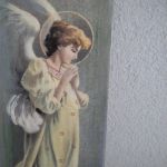 Anioł stróż - deska - część obrazu