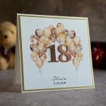 Kartka na 18 urodziny z personalizacją, BH 20 - Kartka na 18 urodziny