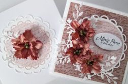 Kartka MŁODEJ PARZE w brązach