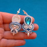 Kolczyki Ecru & Blue - 