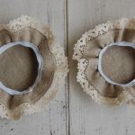 Małe, lniane kapturki na słoiki - 