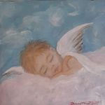 Śpiący Aniołek - anioł