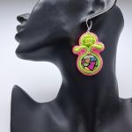 Lemon Flowers kolczyki sutasz - 