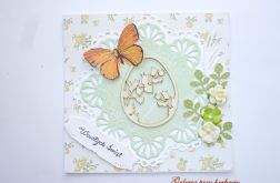 Kartka wielkanocna z pisanką nr 4