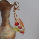 Brelok z żywicy epoksydowej - FLOWERS - 2