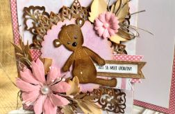 212,kartka na urodziny dla dziewczynki w stylu vintage