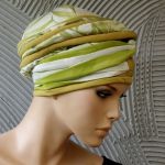 letni turban JANA - szarfa zamotana wokół głowy