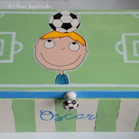 Kufer dla chłopca I LOVE FOOTBALL