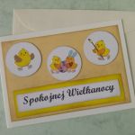 Kartka wielkanocna z kurczaczkami (3) - Do kartki dołączona jest odpowiednia koperta