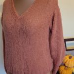 Sweter "Chmurka" rudy - sweter