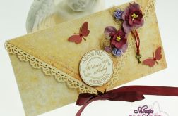 Kopertówka z okazji ślubu-jesienny ogród